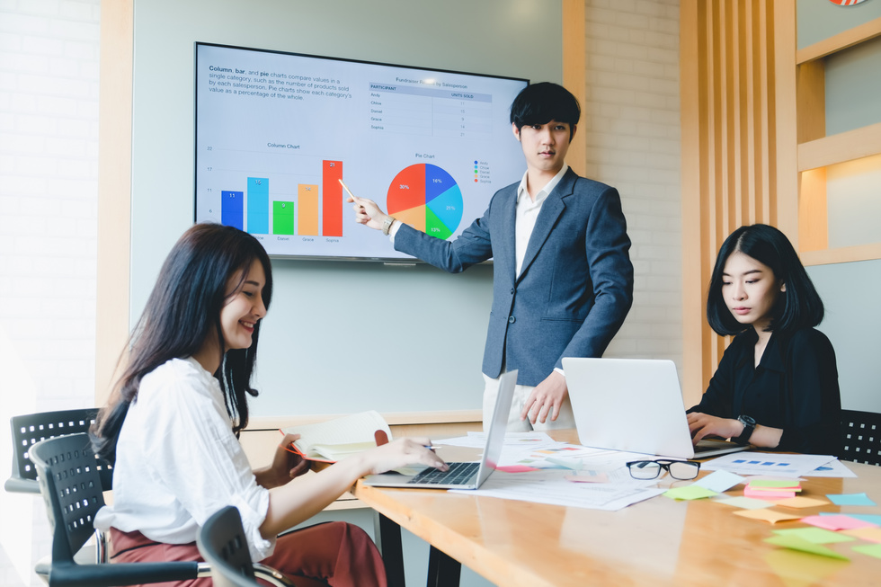 Business Team Meeting Present Professional Investor Working